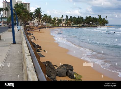 Public Beach Luquillo Puerto Rico Stock Photo Alamy