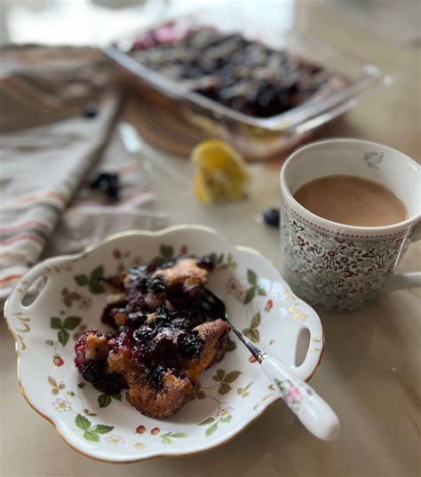Blueberry And Lemon Cobbler Home Love Lifestyle
