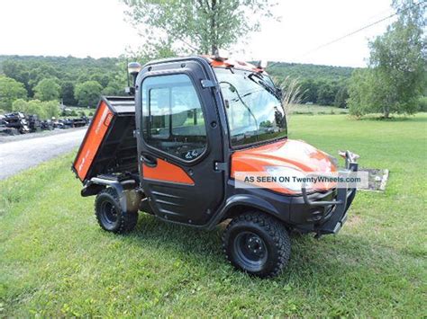 2012 Kubota Rtv1100 Utv Utility Vehicle 4x4 Diesel Side By Side Cab