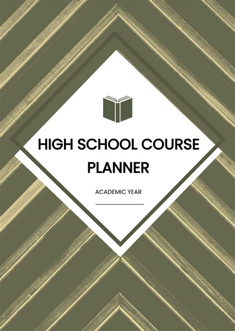 Free Editable High School Course Planner Template To Edit Online