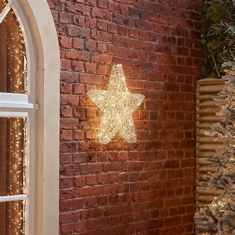 The Seasonal Aisle Star Spun Acrylic Christmas Lighted Display