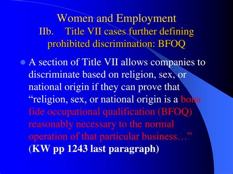 Ppt Constitutional Limits On Sex Based Discrimination Note Kw Kay West Text Bfw Blau