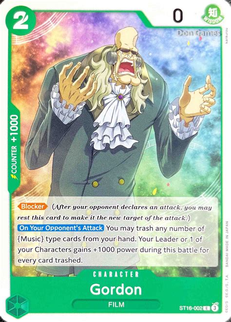 ST16-002 Gordon Character Card – Don Games