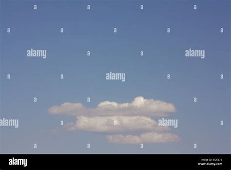 Three Clouds On The Sky Stock Photo Alamy