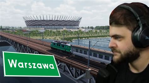 Pierwszy Wjazd Do Warszawy I Dworzec Centralny SimRail Live YouTube