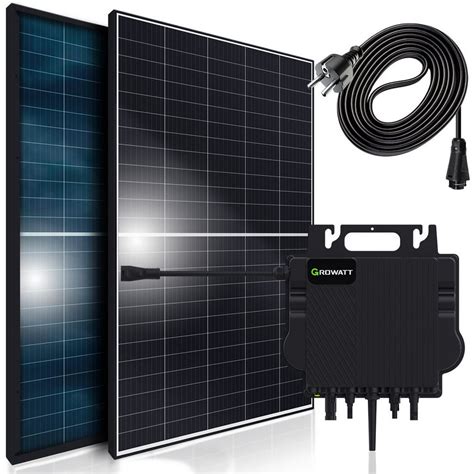 Sunniva Balkonkraftwerk Bifacial Black Frame 1508w 800w Solaranlage