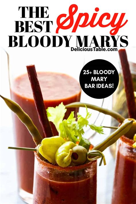 Spicy Bloody Mary Mix Recipe Delicious Table