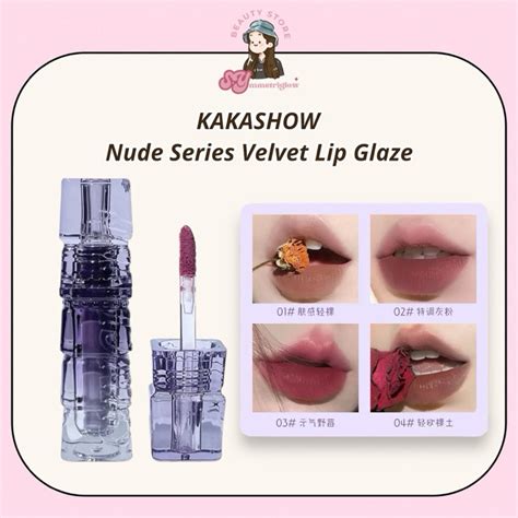 Kakashow Nude Series Lip Glaze Waterproof Velevet Matte Liquid Lipstick Shopee Malaysia
