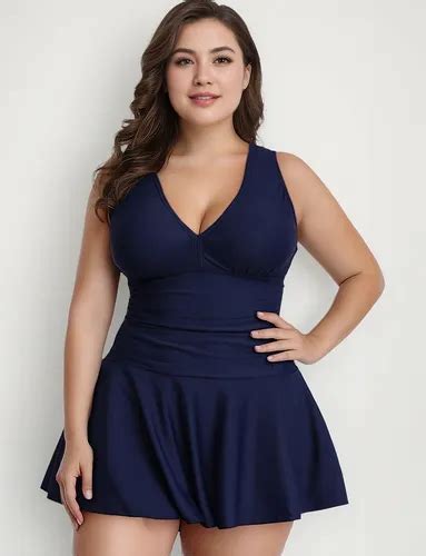 Bikini Con Falda Culotte Clásico Top Modesto Para Mujer Meses sin interés