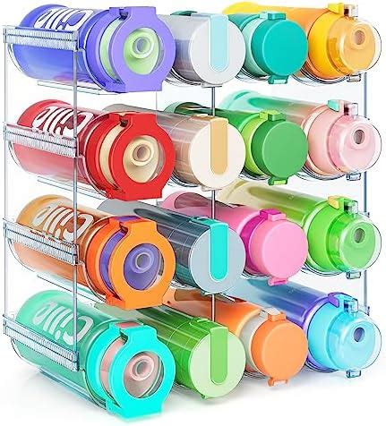 Amazon INVOCOO Water Bottle Organizer For Cabinet Expandable