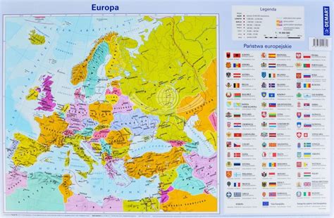 Stolicami Mapa Polityczna Europy