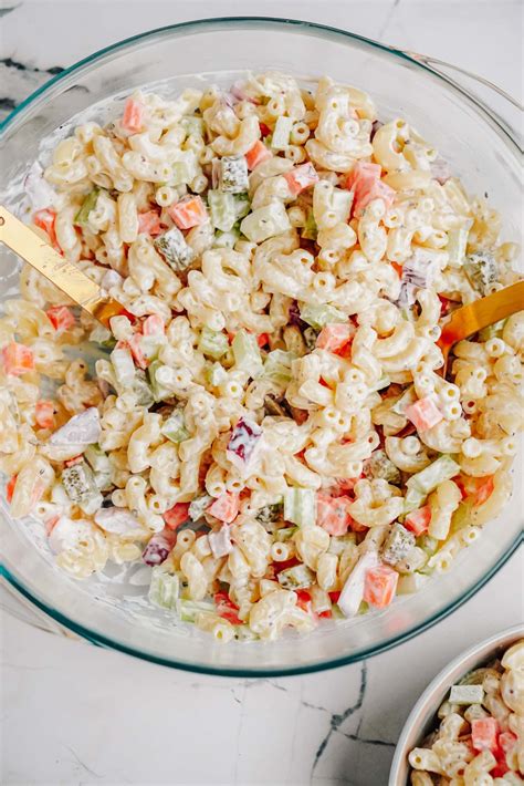 Simple Macaroni Salad Recipe Laurens Latest Recipe Easy Macaroni