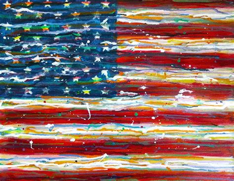 American Flag Art Print - Etsy