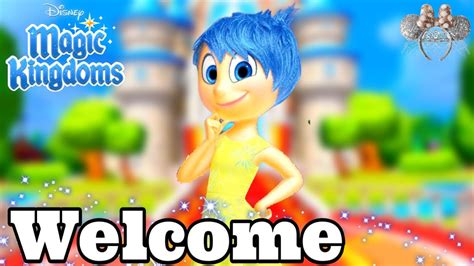 Welcome Joy Inside Out Event Disney Magic Kingdoms Youtube