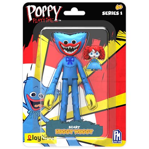 Poppy Playtime Scary Huggy Wuggy Action Figure Smyths Toys Uk