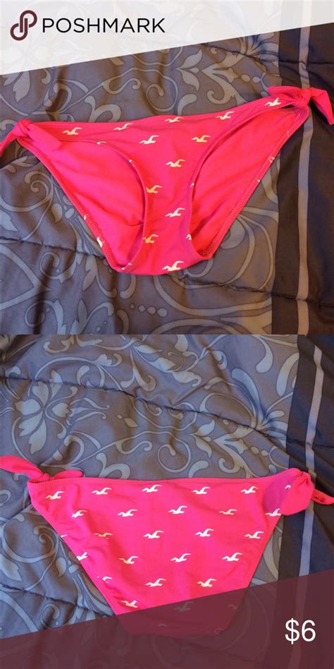 Pink Hollister Bikini Bottoms Hollister Bikini Bikinis Bikini Bottoms