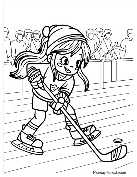36 Hockey & NHL Coloring Pages (Free PDF Printables)