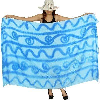 La Leela Women S Summer Sarong Bikini Wraps Cover Up Wrap Skirt Bathing Suit Swimwear Swimsuit