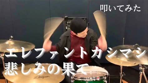 エレファントカシマシ 悲しみの果て ドラム叩いてみた Drum Cover Youtube