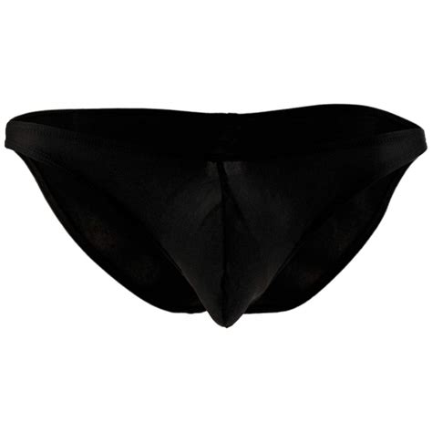 Buy Muquam Mens Microfiber Thong Bikini Brief Small Black At Amazon In