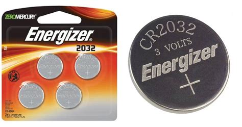 Energizer Cr2032 3 Volt Lithium Coin Battery 4 Count Amazonca