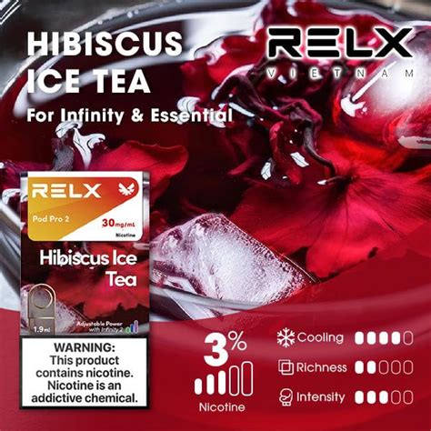 Hibiscus Ice Tea Tr Atiso L Nh Relx Pod For Relx Infinity Re