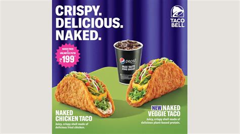Taco Bell India Launches Getnaked Digital Campaign For Its New Offering Naked Veggie Taco