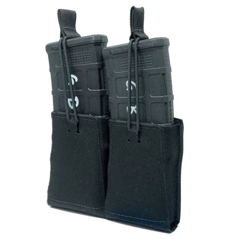 Double Rifle Magazine Pouch Bungee Retention Gss Gear Fwb