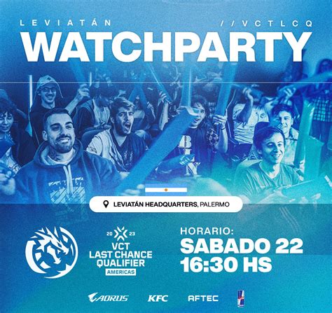 LEVIATAN on Twitter WATCHPARTY EN ARGENTINA Mañana se juega