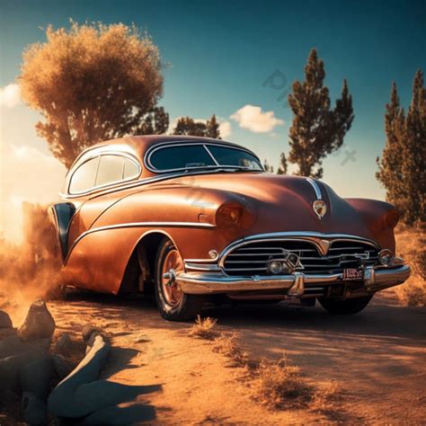 An Old Shape Vintage Car Ai Generated Image Photo  Free Download