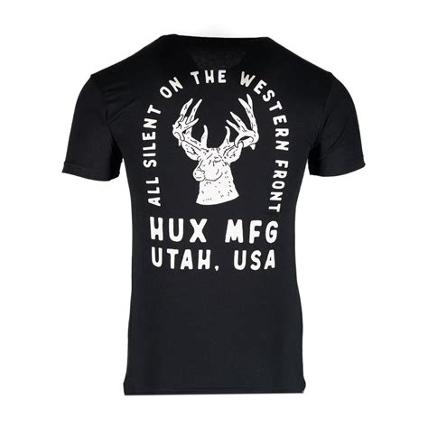 Deer Logo Tee Black Huxwrx Safety Co