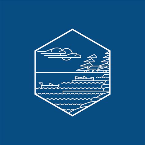 Lake Fishing Logo On Behance
