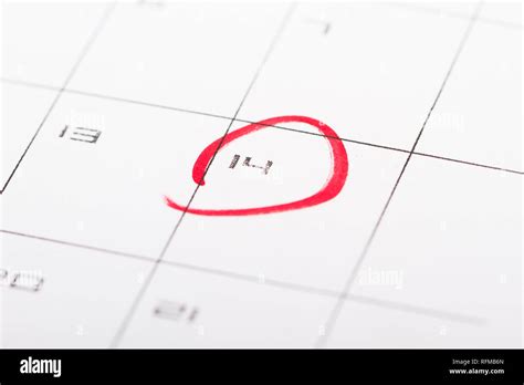Date Marking Important Day Stock Photo Alamy