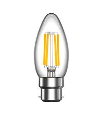 Luxvista W B D Filament Led Candle Bulb C B Dimmable Edison