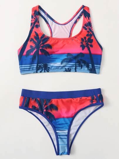 Search Palm Tree Bikini Shein Usa