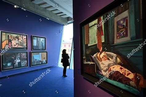 Paintings By Bob Dylan Displayed Retrospectrum Editorial Stock Photo