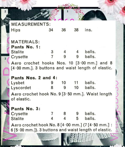Shorts Crochet Pattern Retro 1960s Hot Pants Crochet Pattern Etsy
