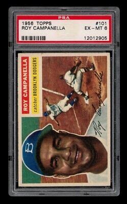 1956 Topps Set Break 101 Roy Campanella PSA 6 EX MT EBay