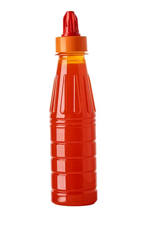 A Bottle Of Spicy Red Hot Sauce 36575664 PNG