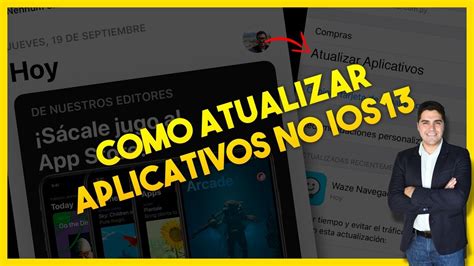 Como ATUALIZAR APLICATIVOS do iPhone no iOS 13 - YouTube
