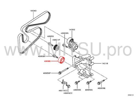 Ролик обводной приводного ремня KOYO PU107016RMXY1