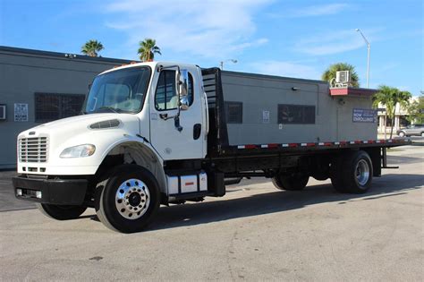 2016 Freightliner M2 106 24 Ft Flatbed Truck 270hp Manual For Sale