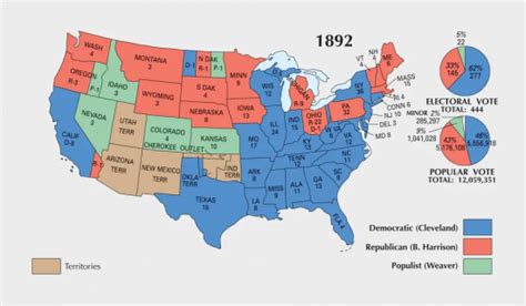 US Election of 1900 Map - GIS Geography