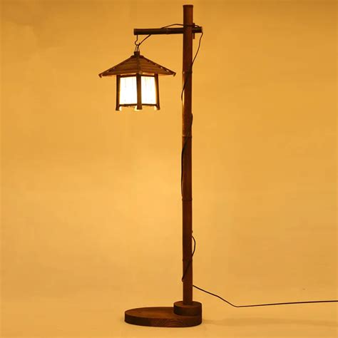 Buy Vintage Bamboo Floor Standing Lamp Modern Japan
