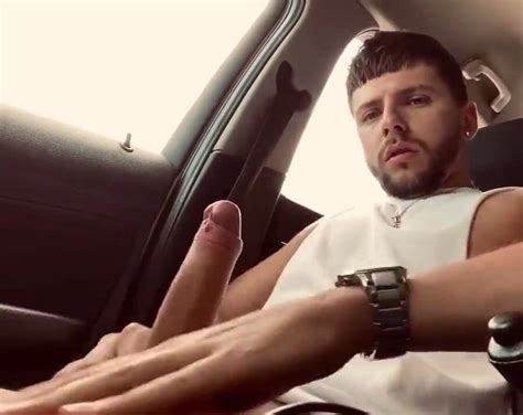 Hot Guy Jerking His Dick In The Car ThisVid