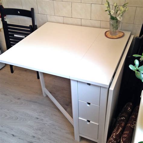 Круглый стол трансформер икеа