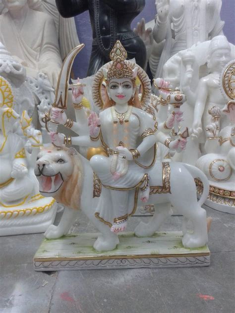 Sherawali Maa Durga Marble Statue At Best Price In Jaipur By Jai Shree