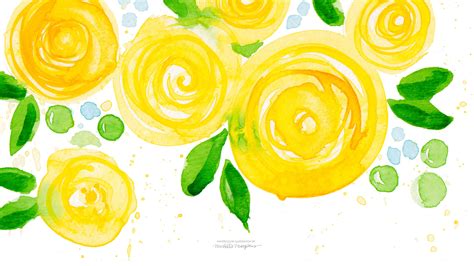 Watercolor Flowers Wallpaper 51 Images