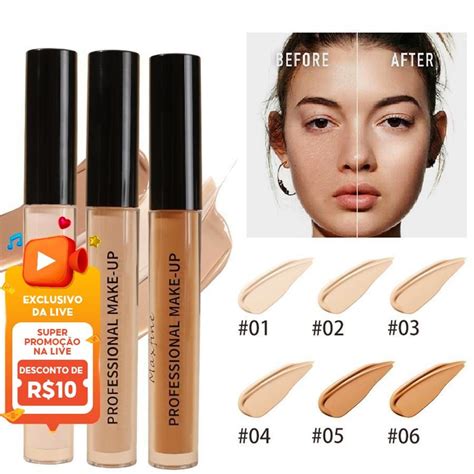 Corretivo L Quido Nude Matte De Alta Cobertura Hidratante De Longa Dura O Prova D Gua