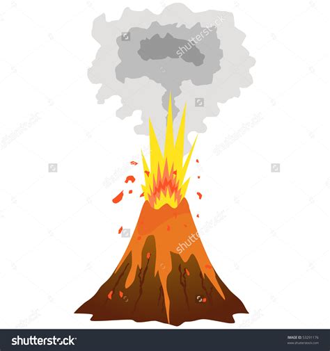 Volcanic eruption clipart - Clipground